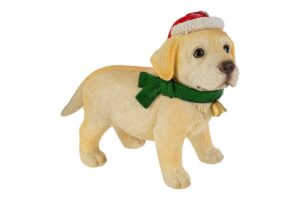 CAGNOLINO NATALIZIO RESINA 32,5x14,5xh.27,5CM