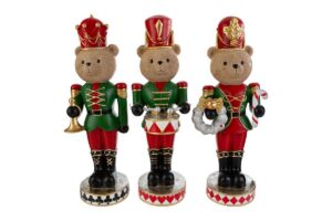 SOLDATINO ORSETTO RESINA 3ASS. 16x15xh.45CM