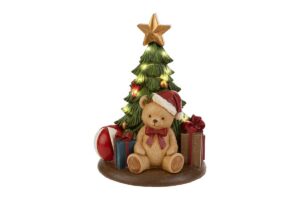 ALBERO ORSETTO RESINA LED 15x10xh.17CM