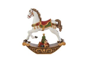 CAVALLUCCIO NATALIZIO RESINA 13,5x3,5xh.14CM