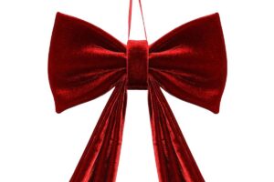 APPENDINO FIOCCO VELLUTO ROSSO 35x60CM