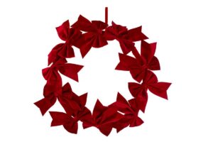 FUORIPORTA FIOCCO ROSSO d.65CM