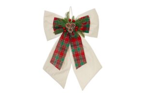 APPENDINO FIOCCO DECORATO PANNA 46x70CM