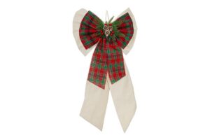 APPENDINO FIOCCO DECORATO PANNA 55x110CM