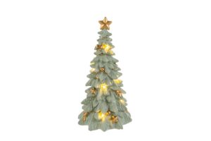 ALBERO NATALIZIO RESINA LED 13x25CM