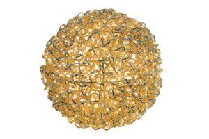 SFERA GOLD d.40CM TIMER 6/18HR 600LED FLASH OUTDOOR