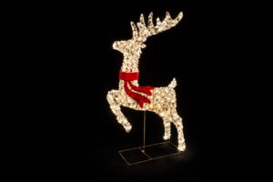 RENNA NATALIZIA C/FIOCCO 17x50xh.100CM TIMER 6HR 720LED/FLASH OUTDOOR