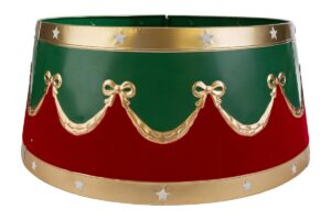 SOTTO ALBERO METALLO ROSSO VELVET 57,5x25,5CM