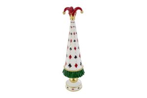 ALBERO "POKER" RESINA 12x12xh.42,5CM