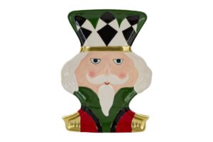 VASSOIO SCHIACCIANOCI CERAMICA 30x22,5CM