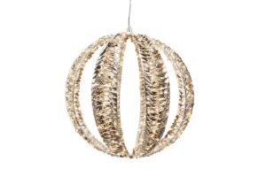 SFERA NATALIZIA GOLD diam.40CM 600LED/FLASH OUTDOOR
