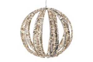 SFERA NATALIZIA GOLD diam.50CM 720LED/FLASH OUTDOOR