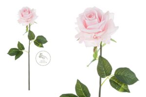 ROSA PLASTICA REAL TOUCH LUNGH.75 CM COL.ROSA