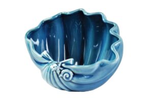 CONCHIGLIA CERAMICA BLU 18x13xh.11 CM