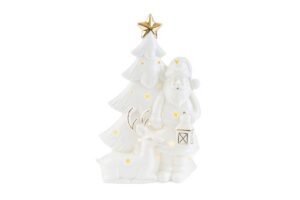 BABBO NATALE PORCELLANA LED 15x7xh.23CM