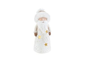 BABBO NATALE CERAMICA LED 11,5x10xh.24CM