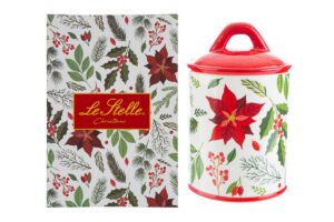 SCATOLA CERAMICA BIANCO NATALE 12xh.19 CM C/ASTUCCIO