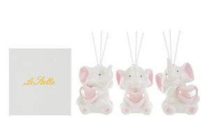 PROFUMATORE ELEFANTINO ROSA 3 ASS.7,5Xh.11,5CM C/ASTUCCIO