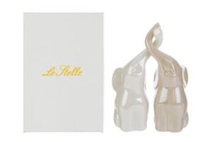 SET 2 ELEFANTINI PORCELLANA 5x9xh.16CM C/ASTUCCIO