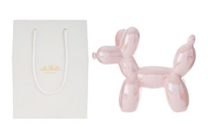 CAGNOLINO BALLOON PORCELLANA 20x8xh.16CM ROSA C/SHOPPER 13699