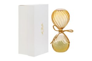 CLESSIDRA VETRO COL.AMBRA 12CM C/ASTUCCIO