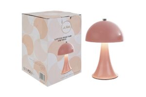 LAMPADA DOME ROSA USB/TOUCH d.10xh.14CM C/COLOR/BOX