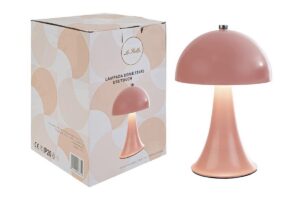 LAMPADA DOME ROSA USB/TOUCH d.15xh.23,5CM C/COLOR/BOX