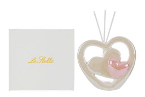 PROFUMATORE CUORI PORCELLANA 13,5x6xh.12CM C/ASTUCCIO