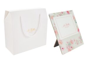 P/FOTO VETRO FIORI 18x17CM C/SHOPPER 156572