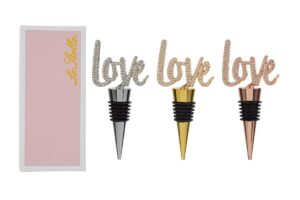 TAPPO LOVE METALLO 3ASS.5x10,5CMC/ASTUCCIO