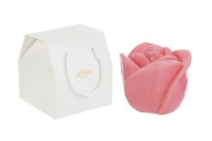 CANDELA ROSA PINK d.8xh.7CM C/SHOPPER 13692