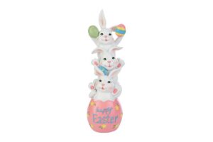 CONIGLIETTI DEC.PASQUA RESINA 8x7xh.25,5CM