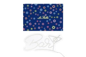 SCRITTA BAR LED/USB 41x21CM C/COLOR/BOX
