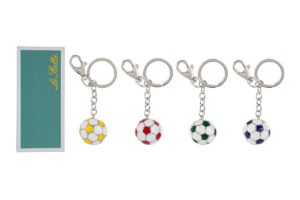 PORTACHIAVI PALLONE METALLO 4ASS.3x10CM C/ASTUCCIO