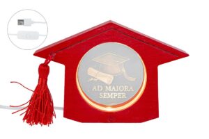 LAMPADA LED LEGNO TOCCO LAUREA 13x3xh.8,5CM C/ASTUCCIO