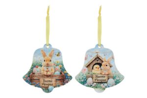 APPENDINO CERAMICA CAMPANA CONIGLIETTO 2ASS.10x10CM