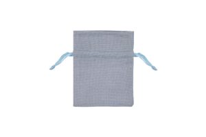 SACCHETTINO COTONE CELESTE 8x10CM