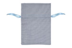 SACCHETTINO COTONE CELESTE 10x14CM
