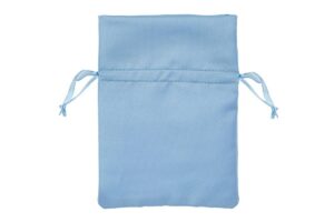 SACCHETTINO RASO CELESTE 10x14CM
