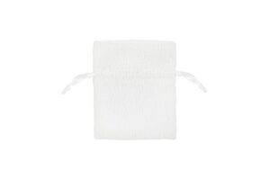 SACCHETTINO MACRAME' BIANCO 8x10CM