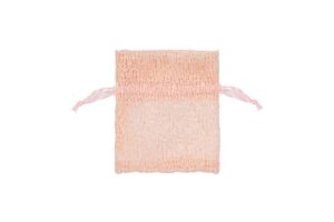 SACCHETTINO MACRAME' ROSA 8x10CM