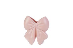 VASO FIOCCO PORCELLANA ROSA 12x6xh.14CM C/Shopper 156636
