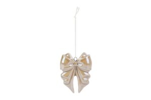 APPENDINO CALAMITA FIOCCO PORCELLANA BEIGE 6x7,5CM